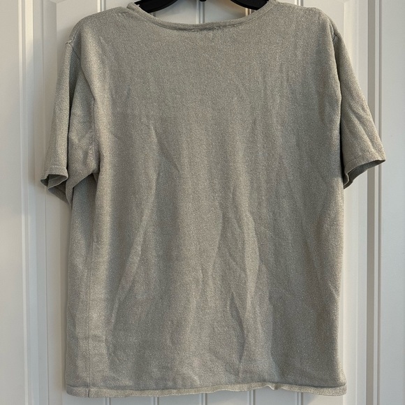 Patchington Silver shimmering Top Renaissance World Tour Size Large - Picture 3 of 5